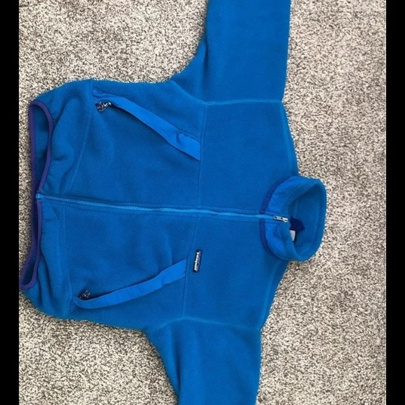 Blue unisex Patagonia zip up jacket - Picture 2 of 5